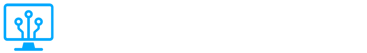 Computer Info Bits Transparent Logo for Dark Backgrounds