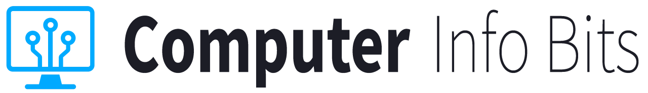 Computer Info Bits Transparent Logo for Light Backgrounds